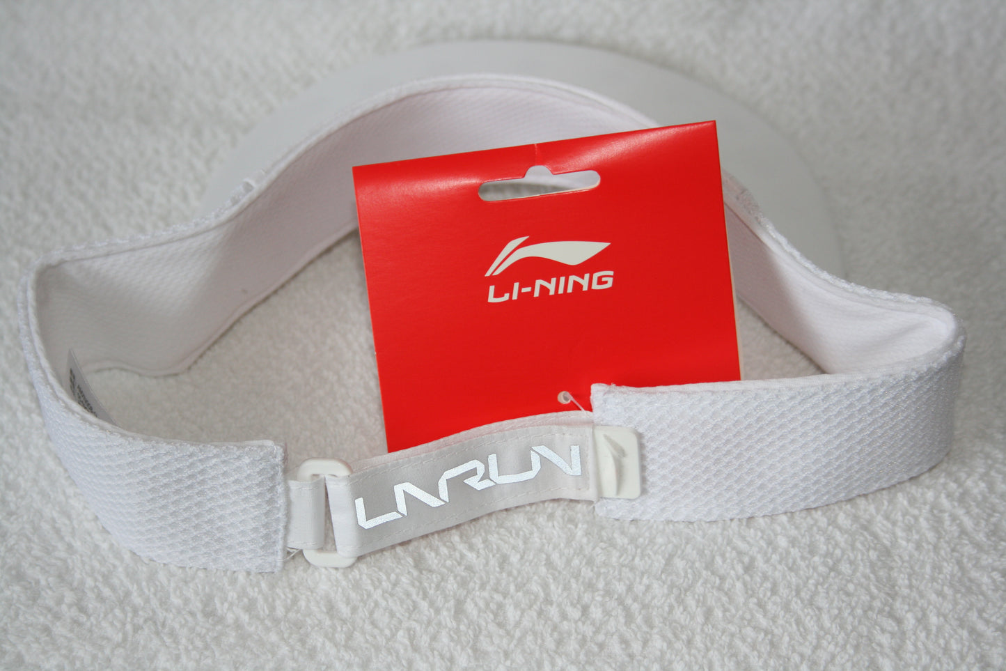 Li-Ning Visière de course blanche