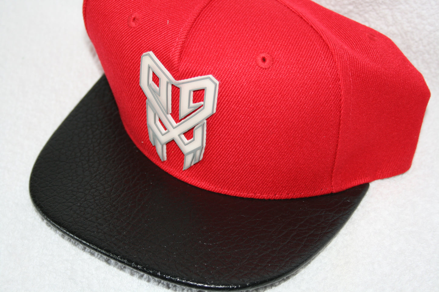Li Ning Basketball Cap mit Lederschirm rot
