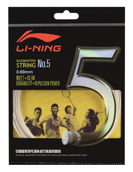 Badminton String Li-Ning No.5 Set with 10m