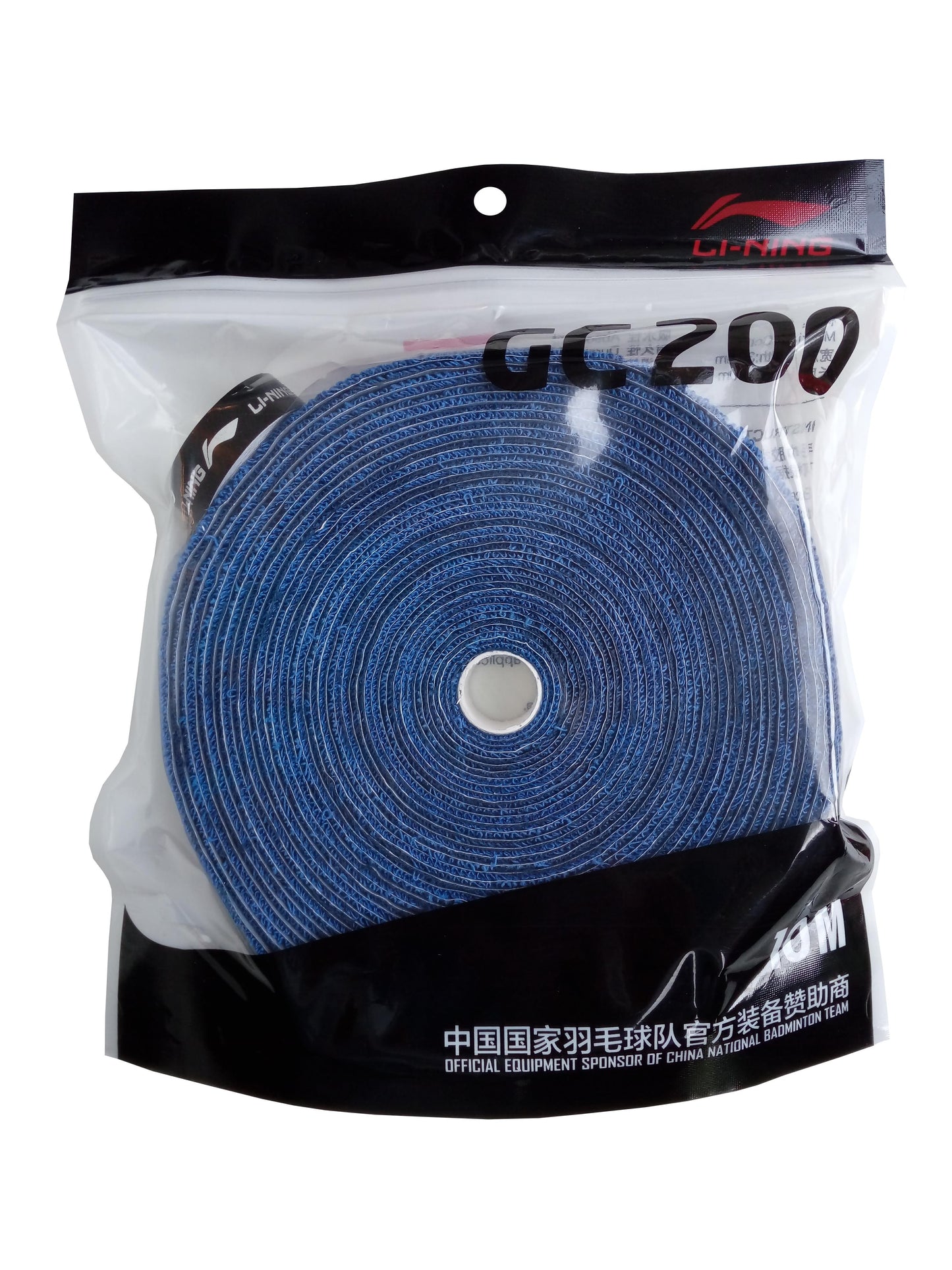 Li-Ning Premium Serviette Éponge Grip Bande Éponge 10m Rouleau bleu