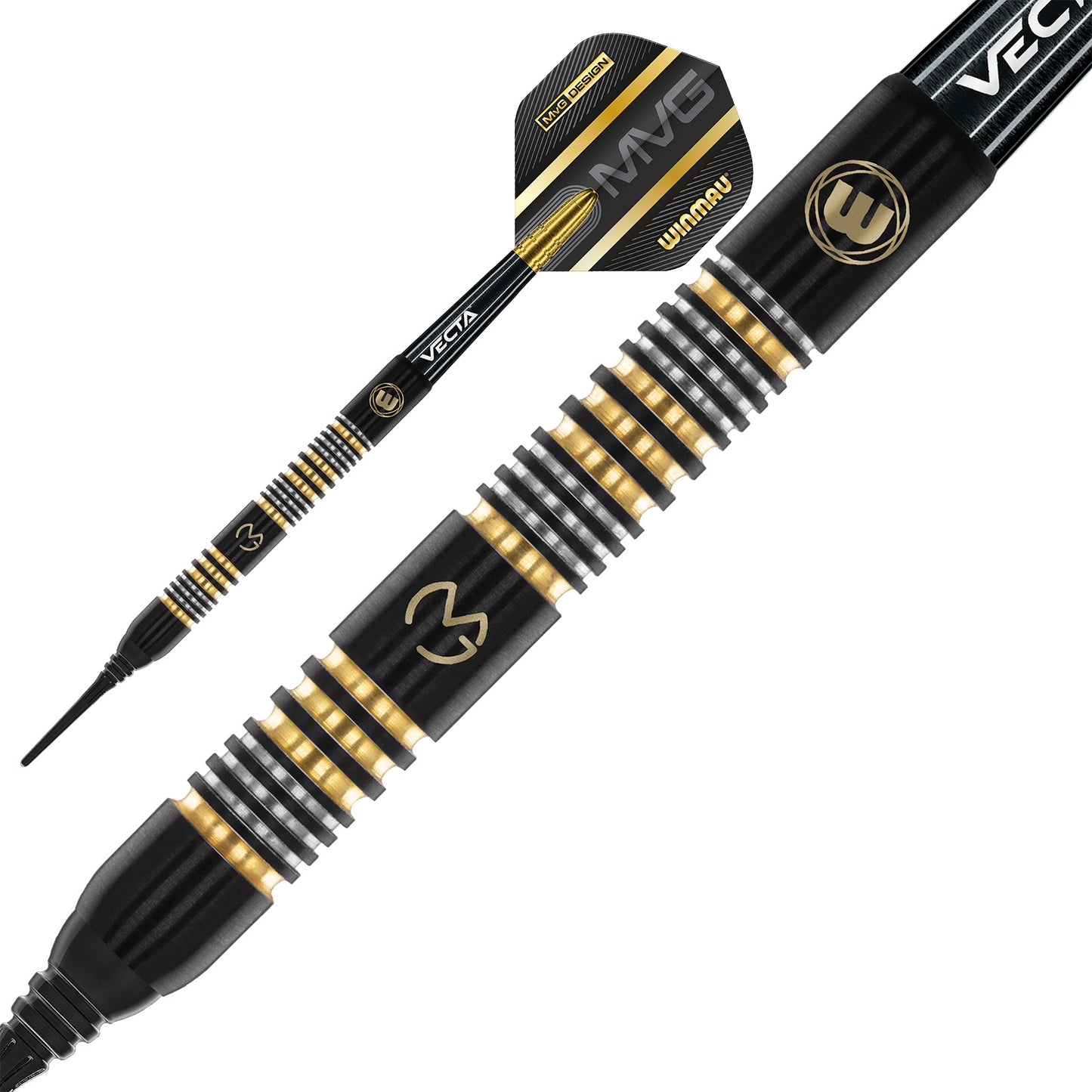 Fléchettes souples Winmau MvG Trilogy 20g