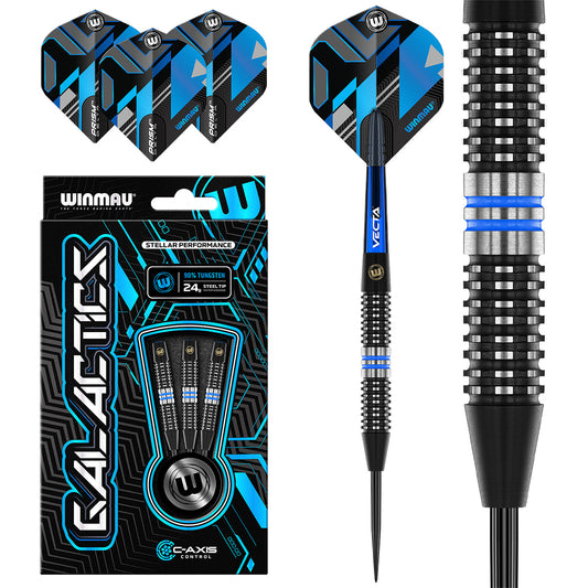 Winmau Steel Tip Darts Galactics 1526 24g