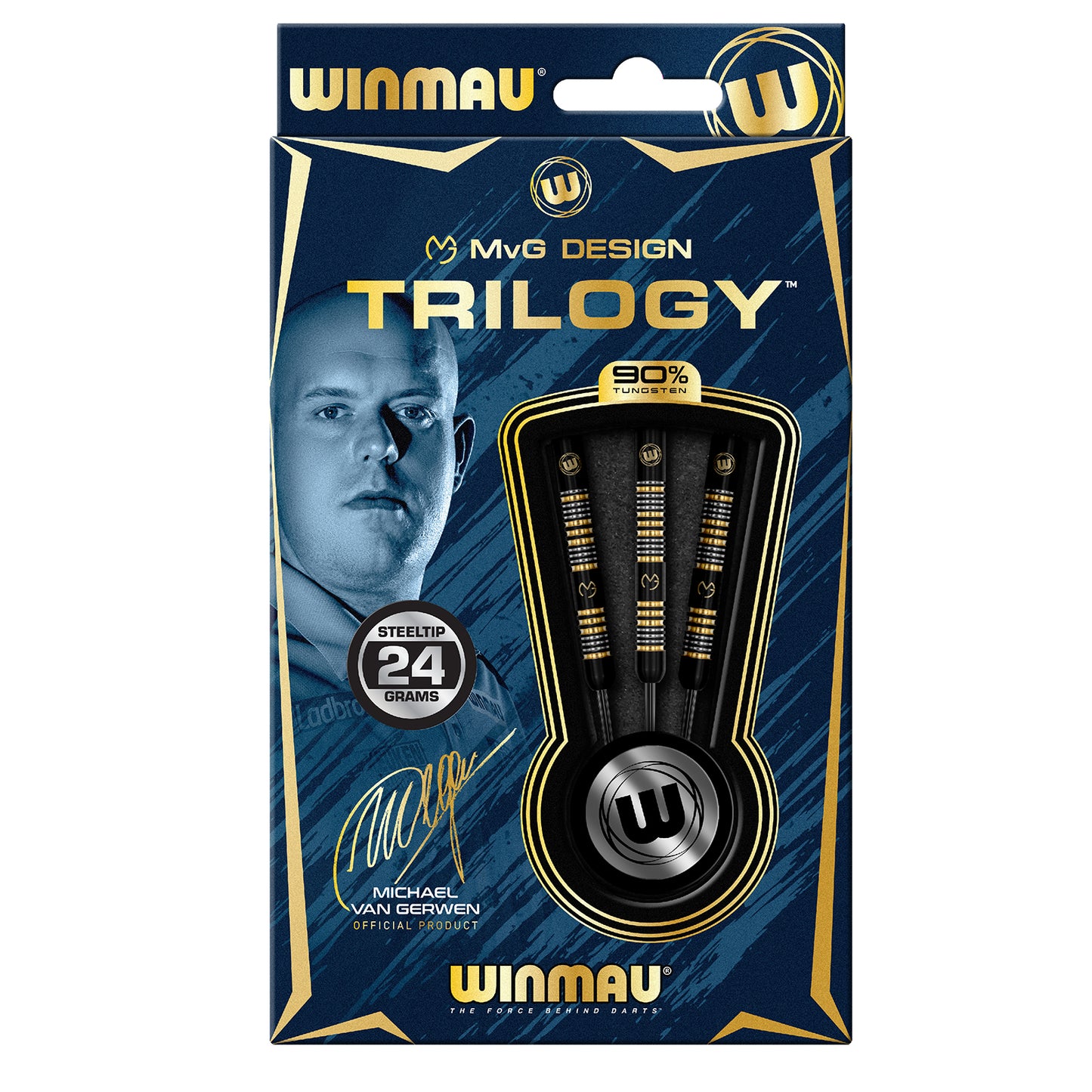Steeldart Winmau MvG Trilogy 1481-24g