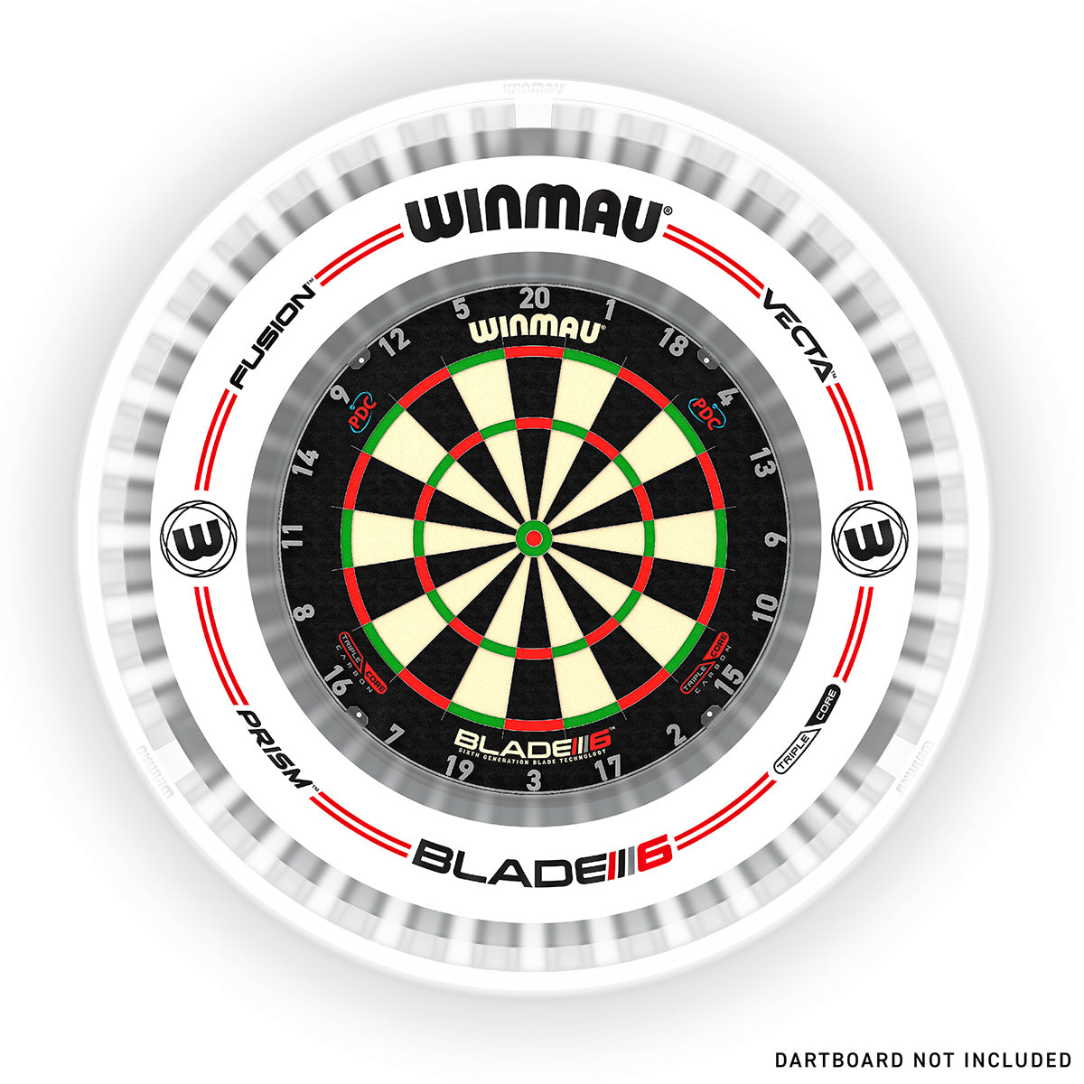 Winmau Dartboard Beleuchtung Plasma Light ICE