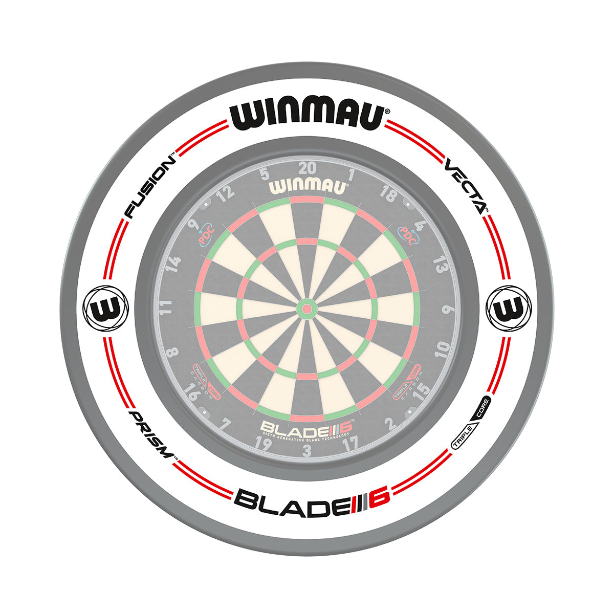 Winmau Surround Catchring (Surround) Pro-Line White Dartboard Surround