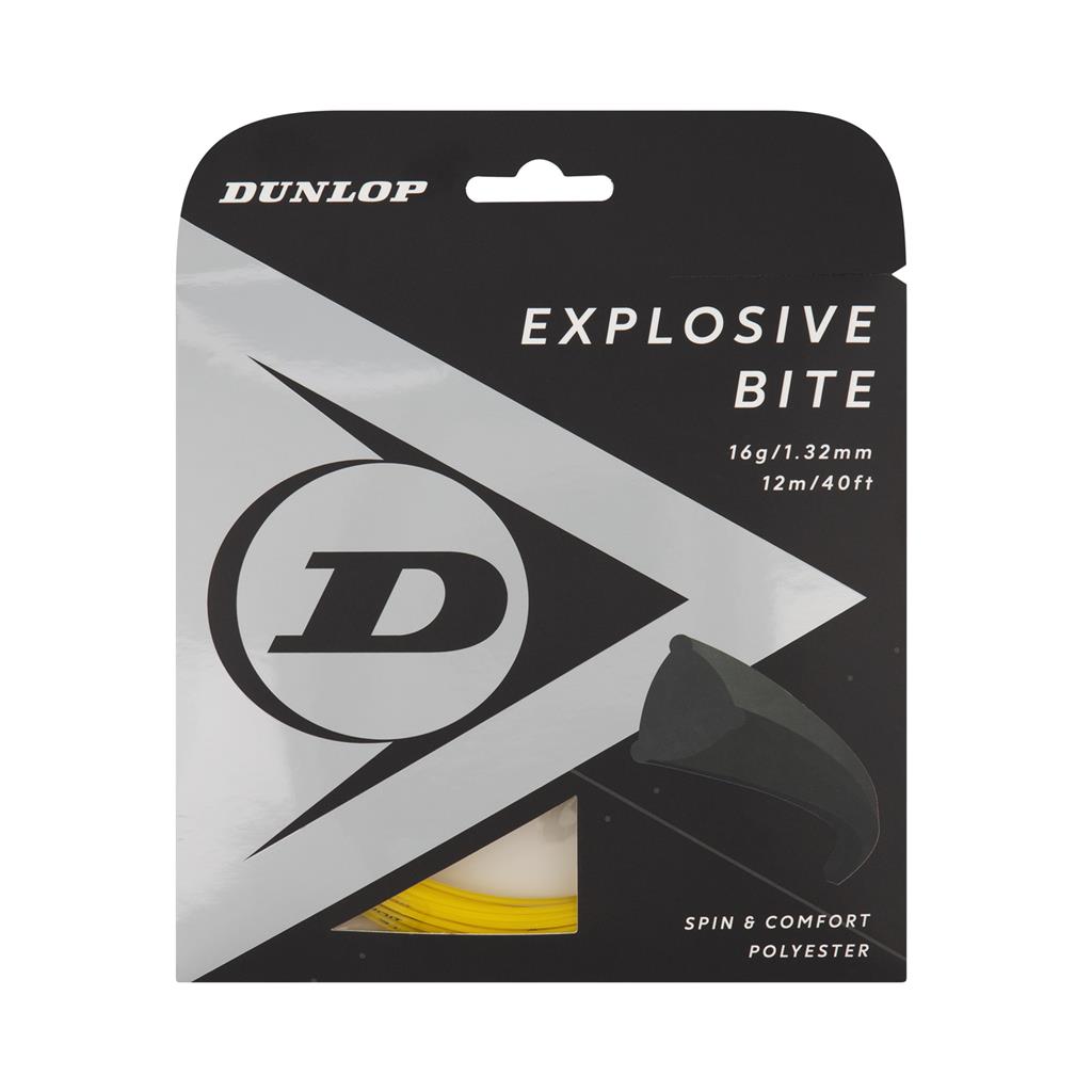 Tennis Saite EXPLOSIVE BITE 16G YL D 12M SET 1,32