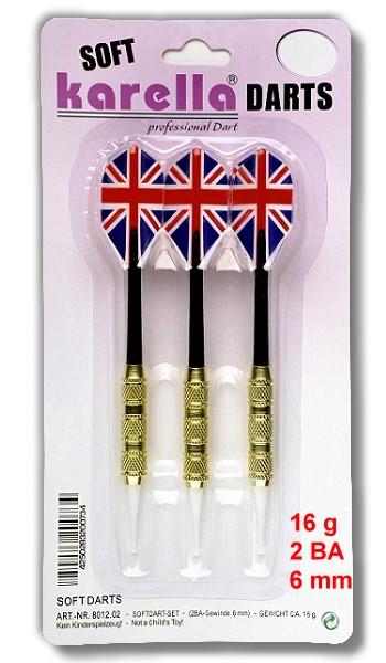 Softdart Karella Blister-Set 18 g Einsteiger Darts