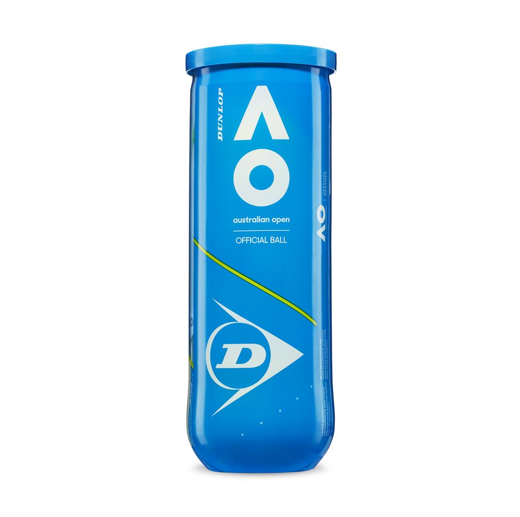 Dunlop Tennisball AUSTRALIAN OPEN 3 PET Tennisbälle 3er Dose 1x