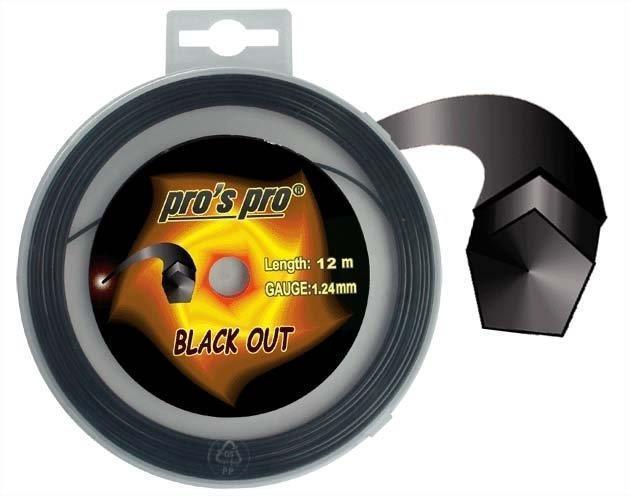 Pros Pro Tennissaite BLACKOUT 12 m Set 1.24mm