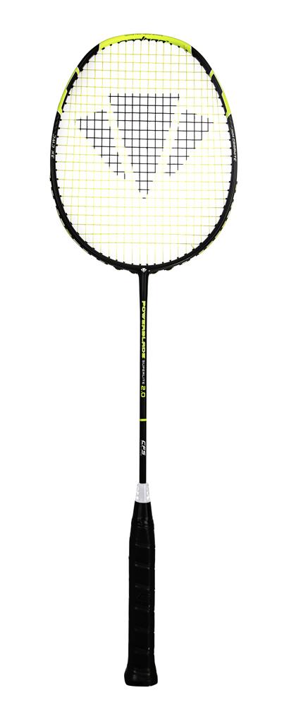 Carlton Badmintonschläger Powerblade Superlite 2.0 gelb G3 HQ bespannt