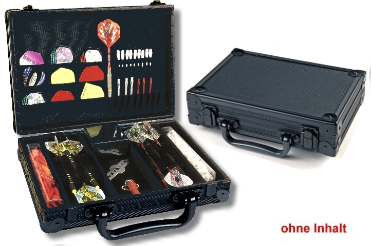 Dartkoffer Alu PAK Luxus schwarz