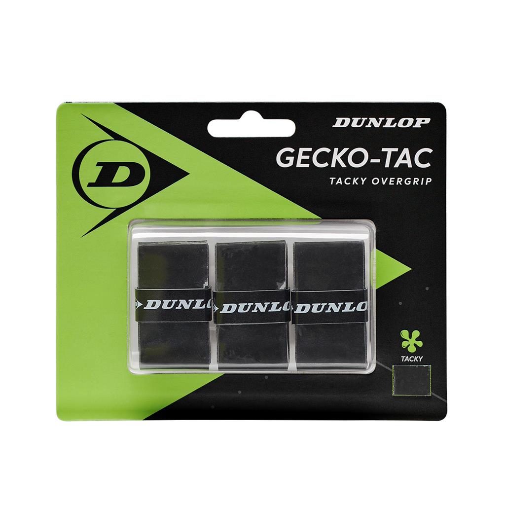 GECKO-TAC OVERGRIP BLACK 3PCS