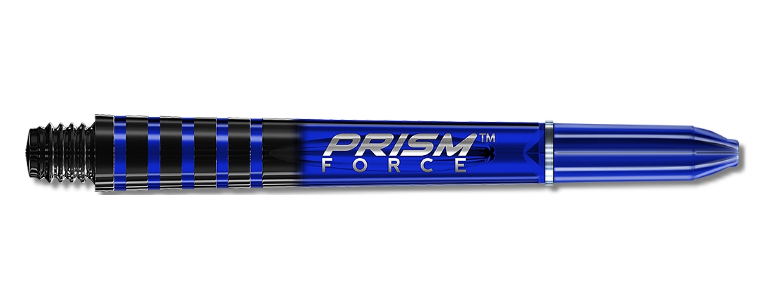Winmau Prism Force Shafts – short Blau | Hochwertige Dart Shafts mit Grip Zone 7020-103