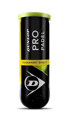 Dunlop Padelball Pro 3er Dose gelb 2x