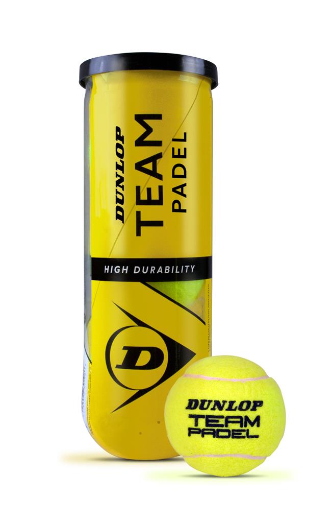 Dunlop Padelball Team 3er Dose gelb 3x