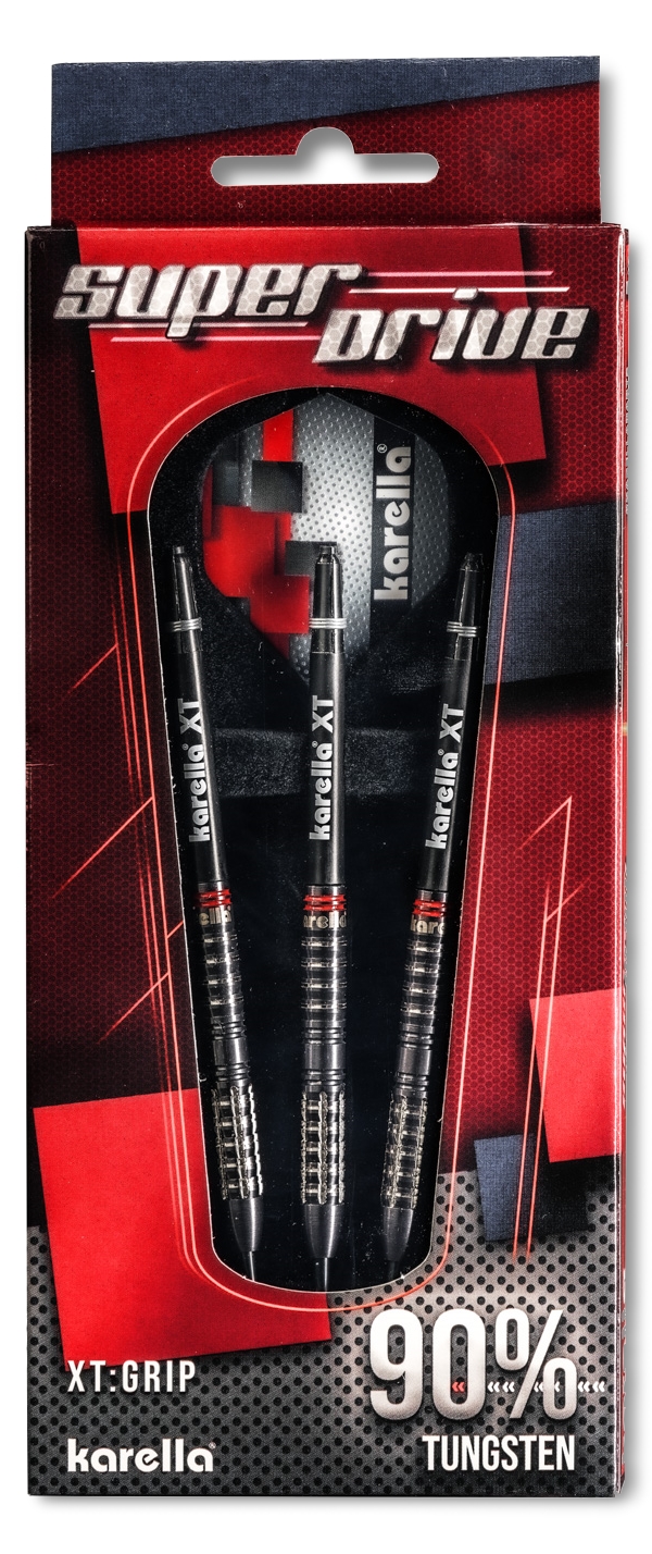 Steeldart Karella SuperDrive 24g black PVD 90% Tungsten Dartpfeile