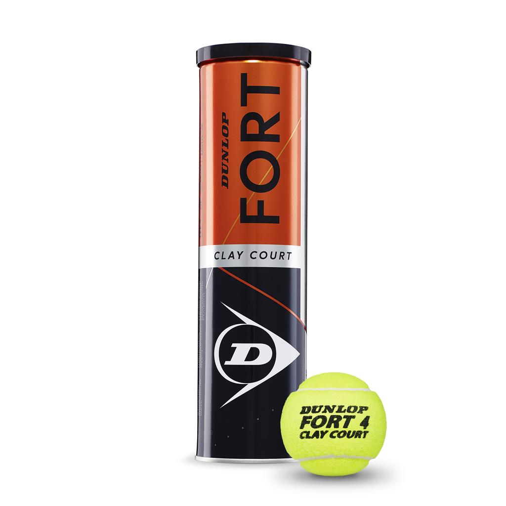 Tennisball Fort Clay Court 4TIN Tennisbälle 4er Dose