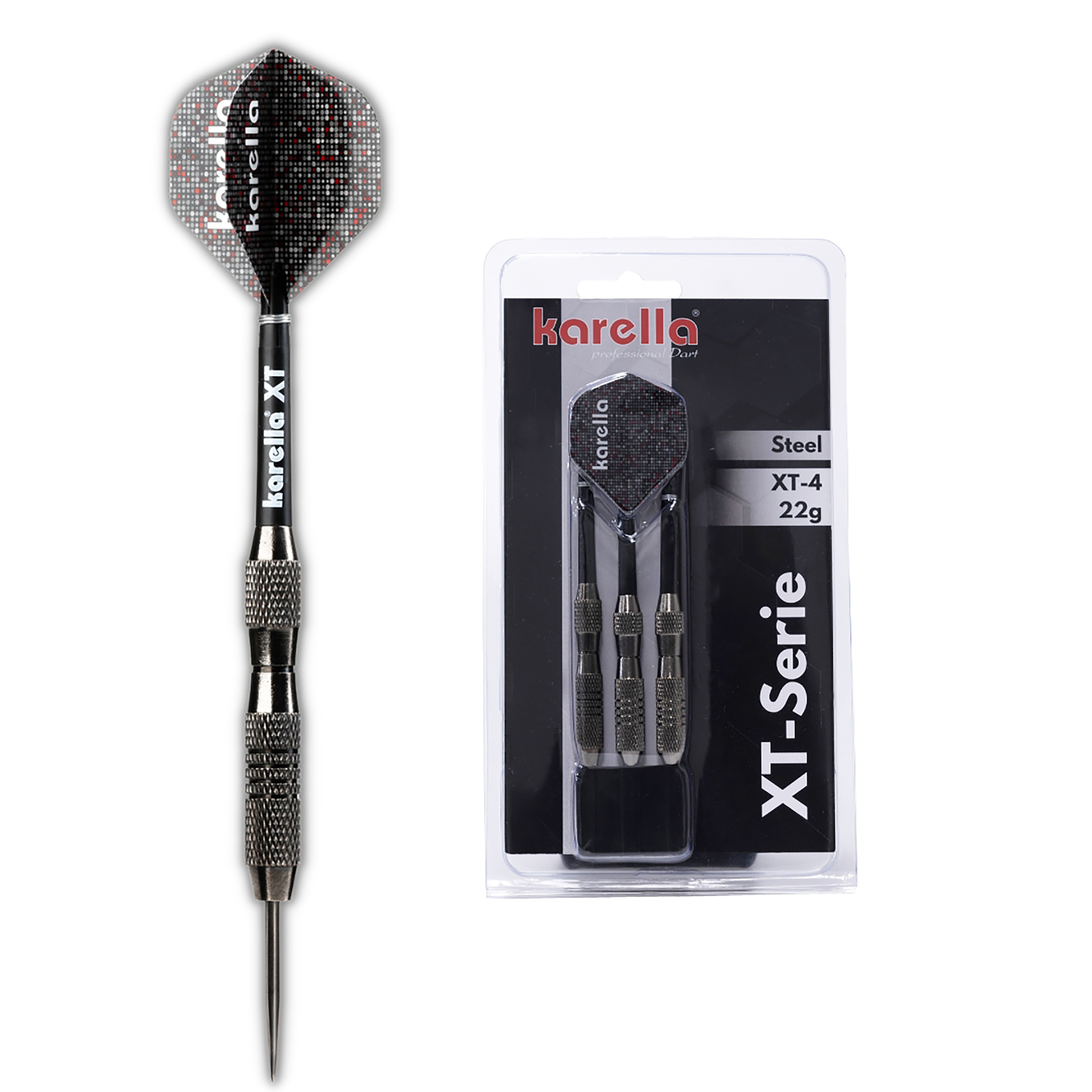 Steeldart Karella XT-Serie  XT-4  - 22 g Dartpfeile
