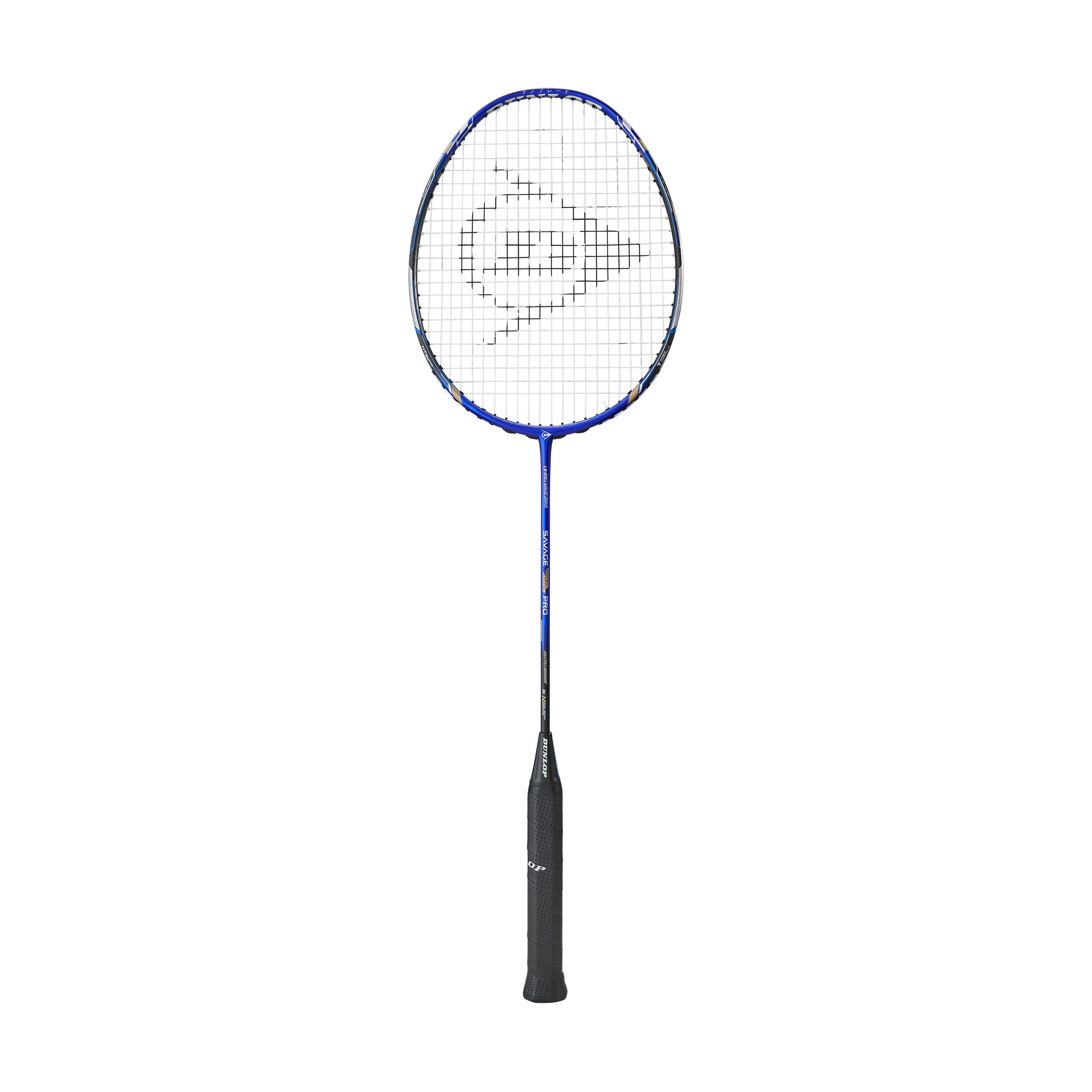 Badminton Schläger NANOBLADE SAVAGE WOVEN SPECIAL PRO blau