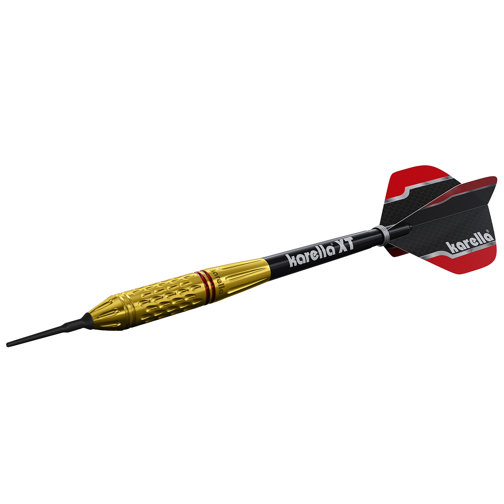 Softdart Karella Commander, gold, 90% Tungsten, 18g Dartpfeile