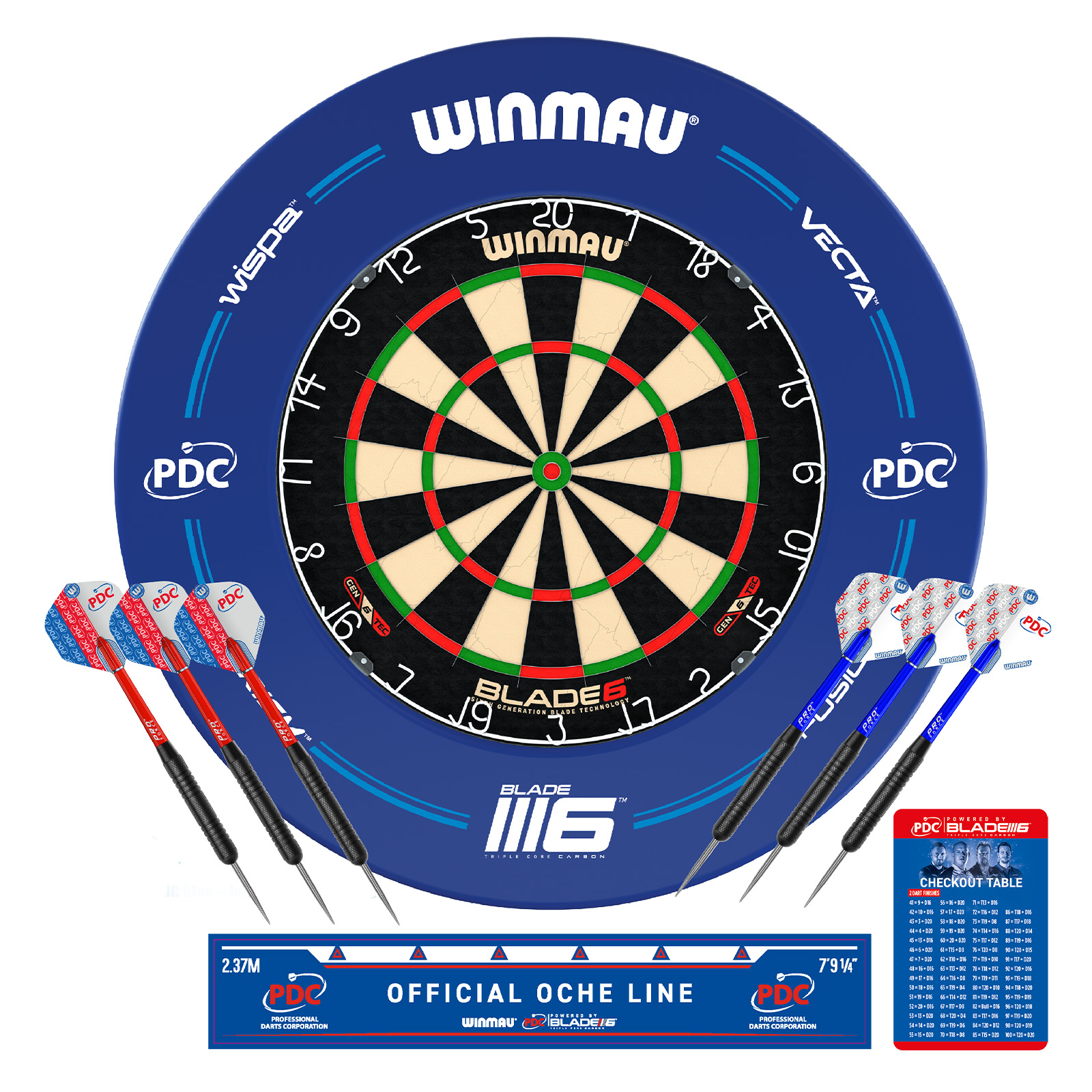 Dartboard Surround Set Winmau PDC Dartboard Surround Set Winmau PDC