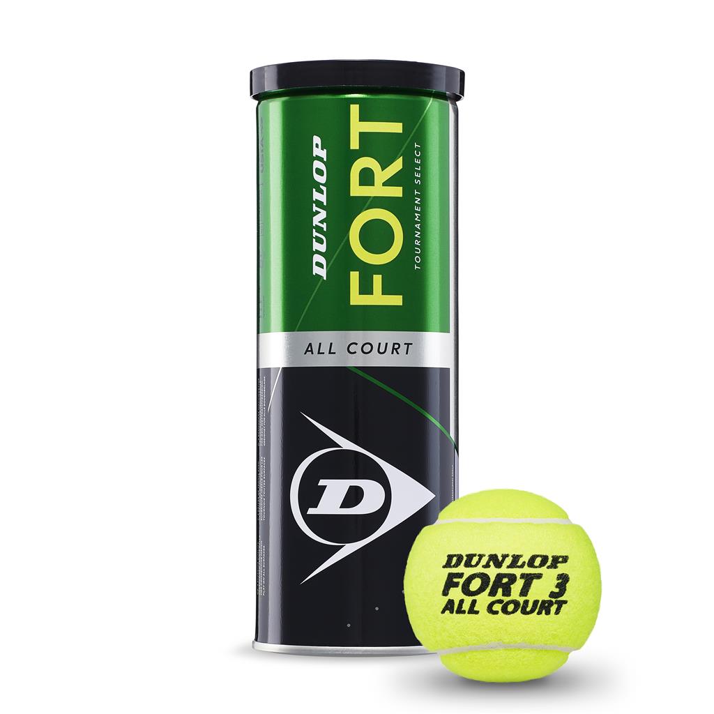 Dunlop Tennisball Fort All Court 3TIN Tennisbälle 3er Dose