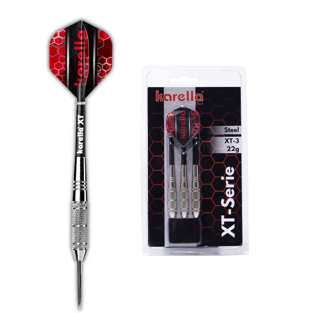 Steeldart Karella XT-Serie  XT-3  - 22 g Dartpfeile