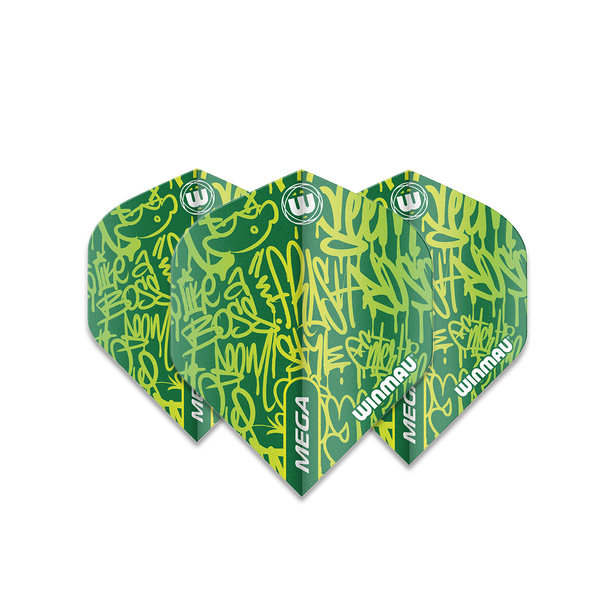 Flights Winmau Mega S. Green 6900.241