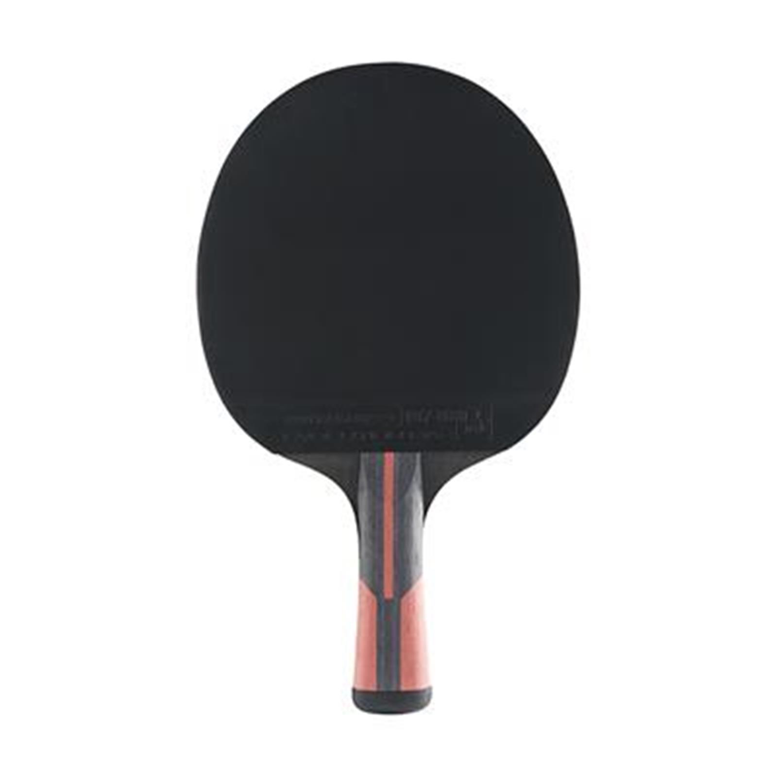 2x Tischtennisschläger EVOLUTION 3000 Schwarz/Rot Konkav + 6er PackBälle Club Champ