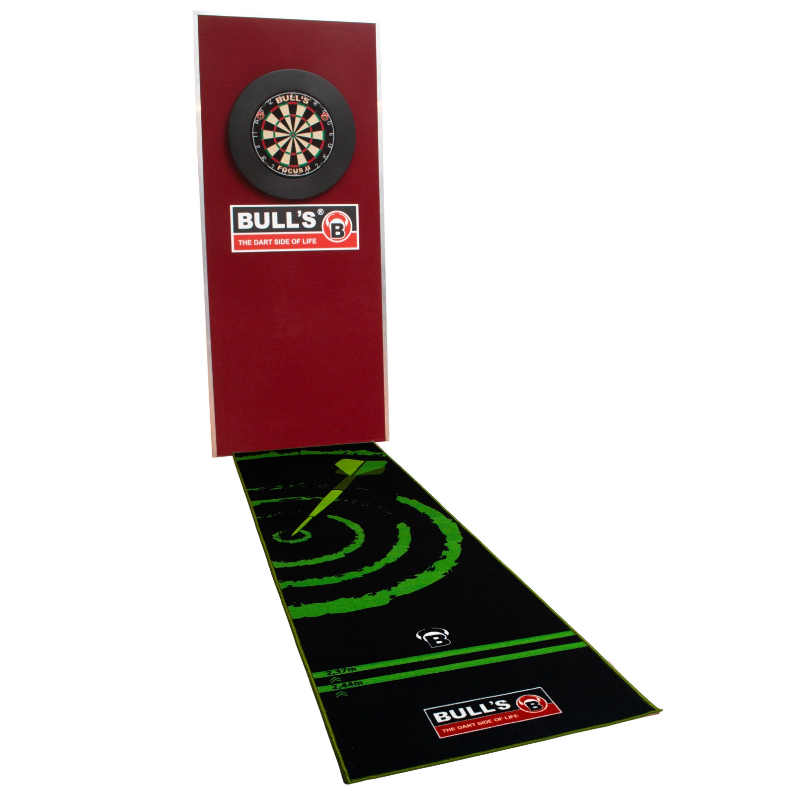 BULL'S Carpet Mat "140" Green Dartteppich