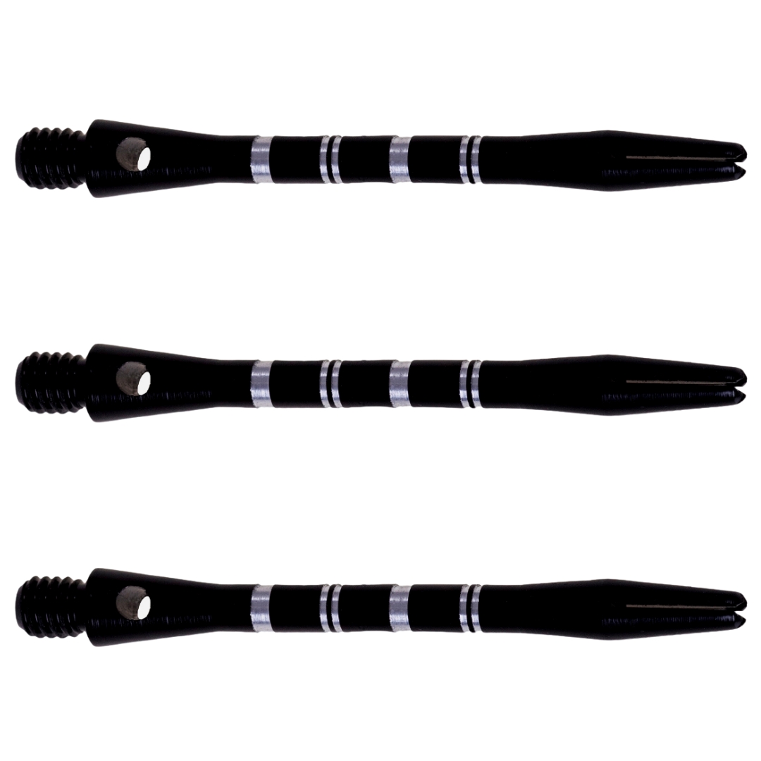 Karella Dart Shaft Alu Stripe medium schwarz 45mm