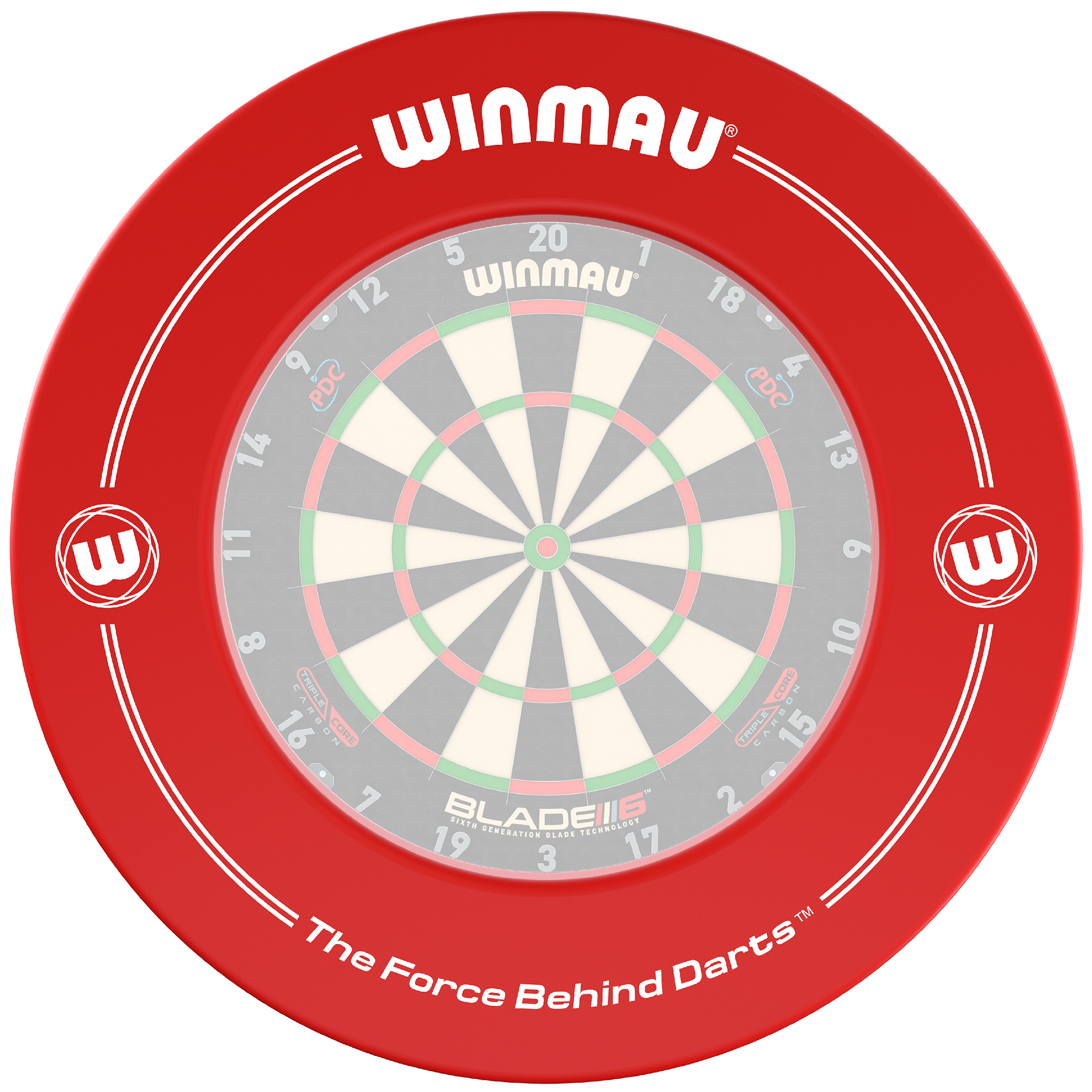 Catchring (Auffangring) - Winmau rot 4405 Dartboard Surround