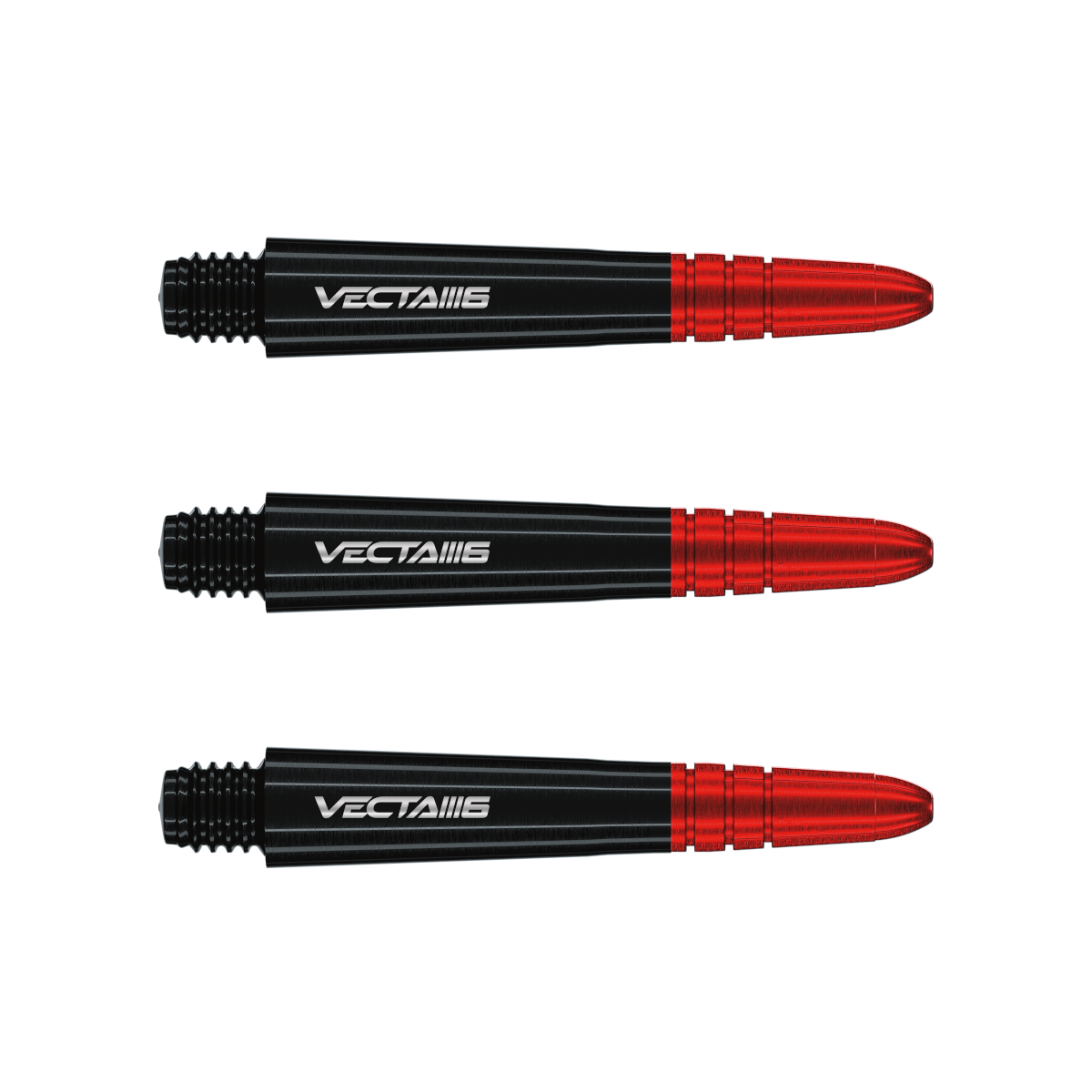 Winmau Vecta Shafts short - Blade 6 | Hochwertige Dart Shafts mit Aluminium Tops