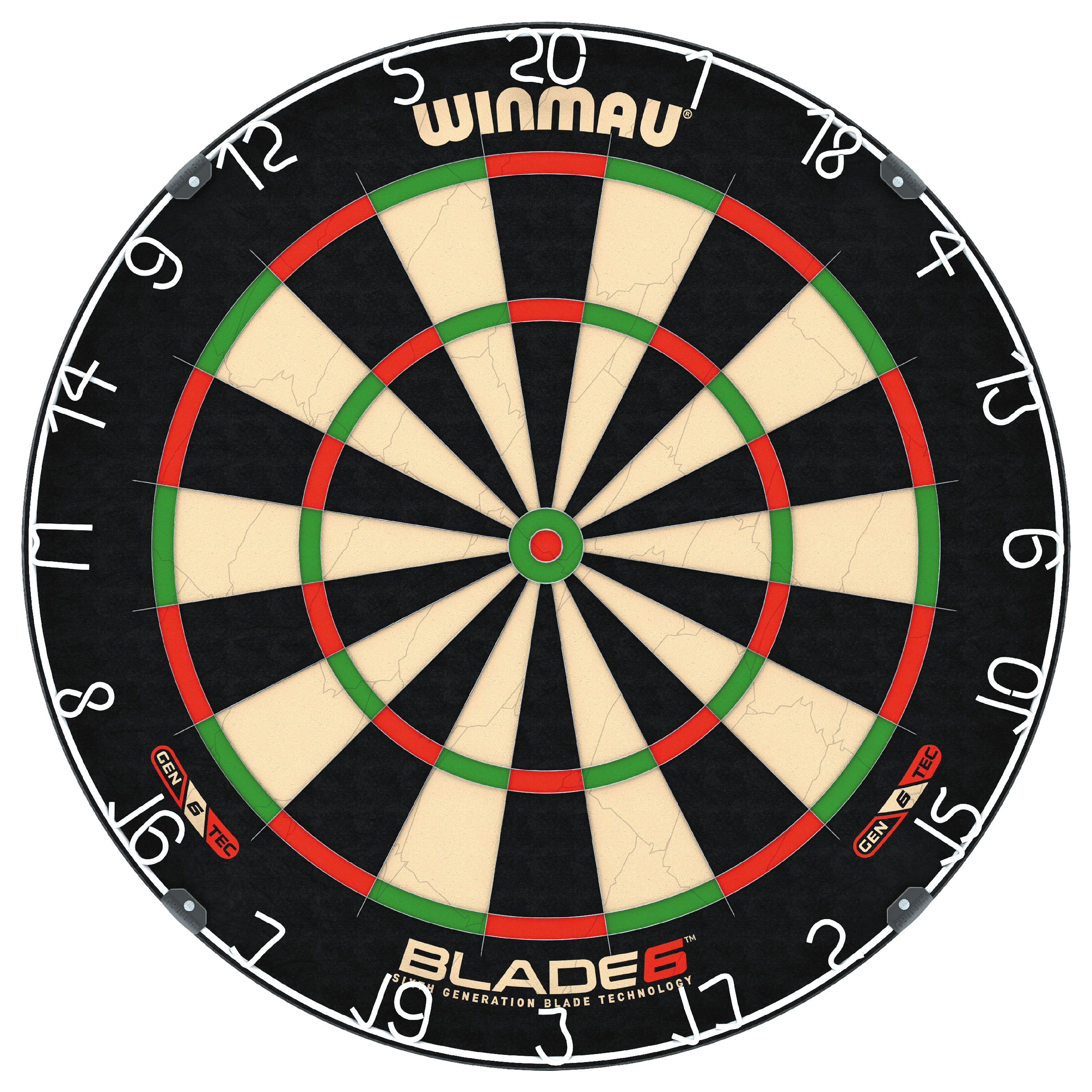 Winmau Dartboard Blade 6 Single Core + Plasma Beleuchtung + PDC Surrround + Oche