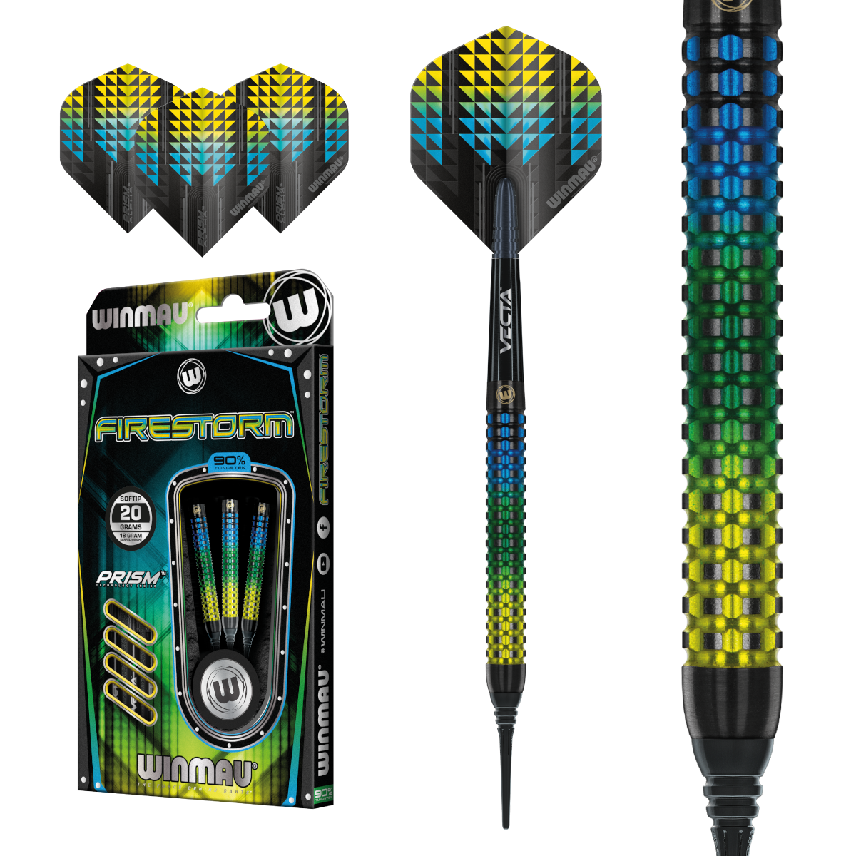 Softdart Winmau Firestorm 20g Dartpfeile