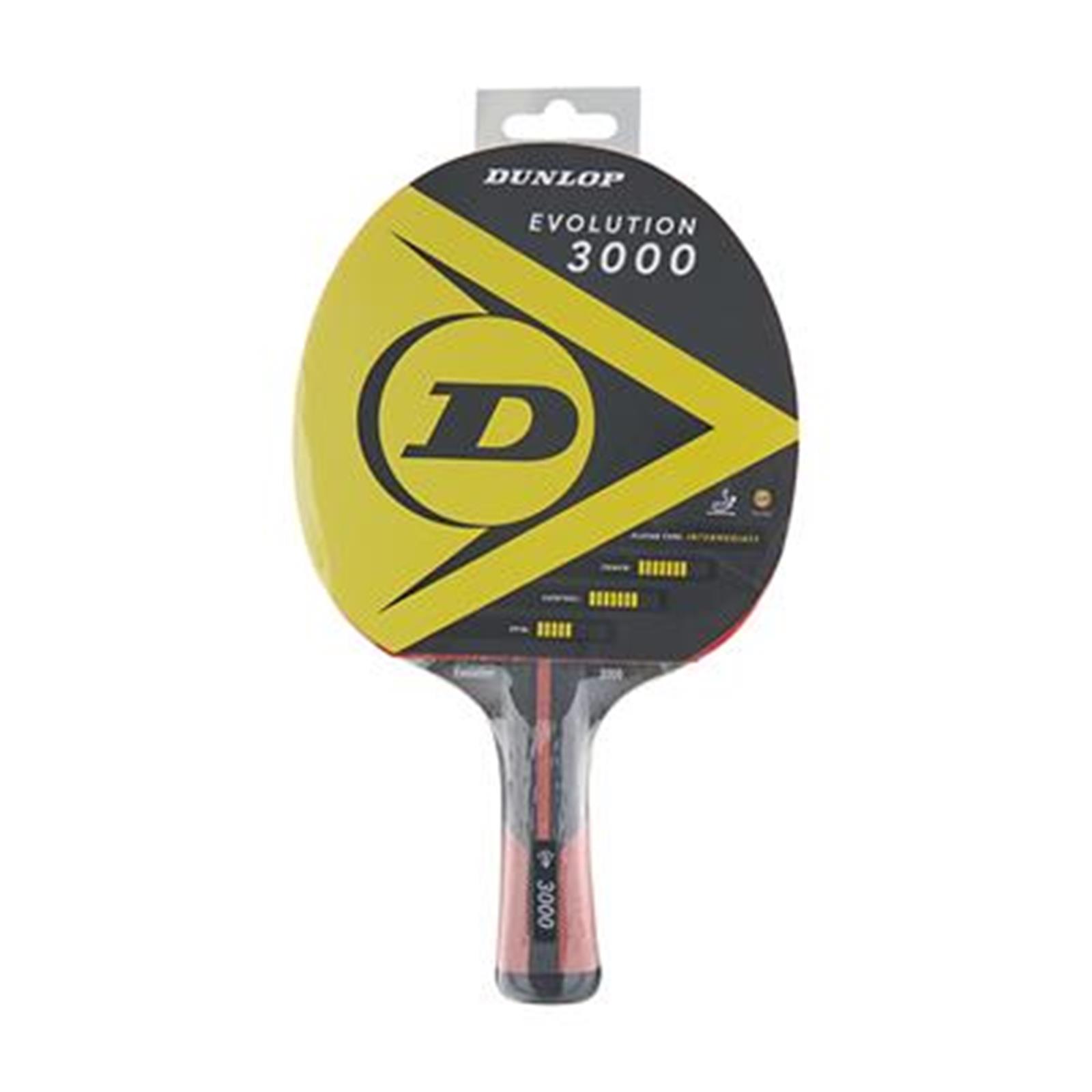 Tischtennisschläger EVOLUTION 3000 Schwarz/Rot Konkav 2x Tischtennisschläger EVOLUTION 3000 Schwarz/Rot Konkav + 6er PackBälle Club Champ