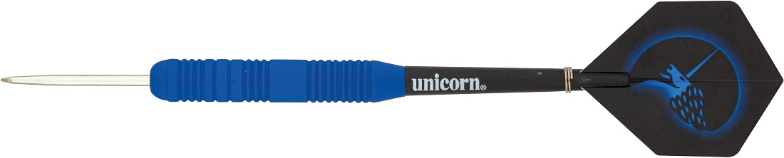 Unicorn Core Plus Rubberised Blue Steel Darts Dartpfeile 25g