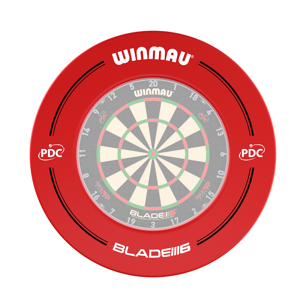 Winmau Surround PDC Catchring (Auffangring) rot