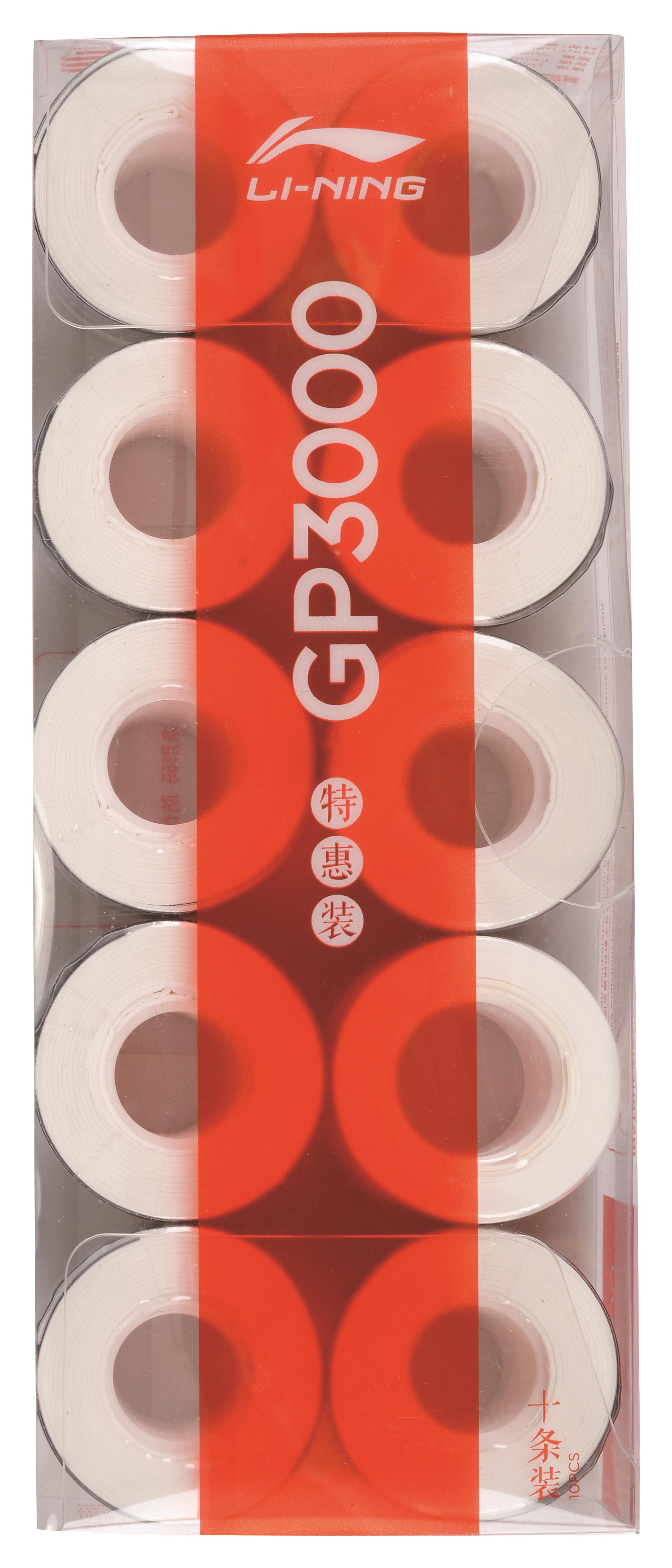 Li-Ning Overgrip GP3000 10er Box weiß