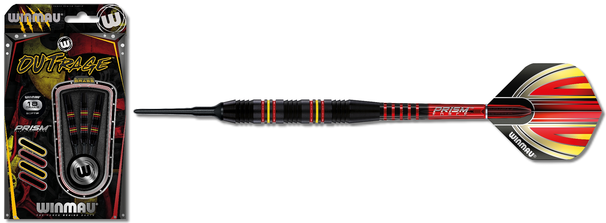 Softdart Winmau Outrage 18g Dartpfeile