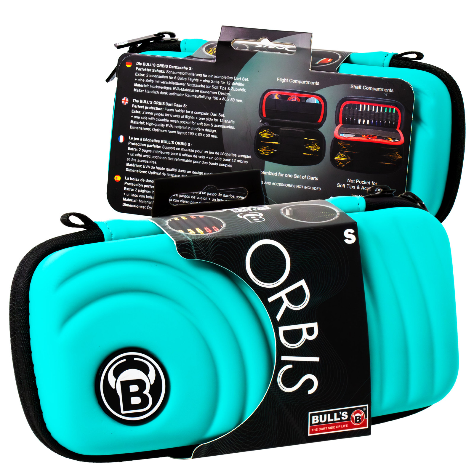 BULL'S ORBIS S Dartcase mint Darttasche