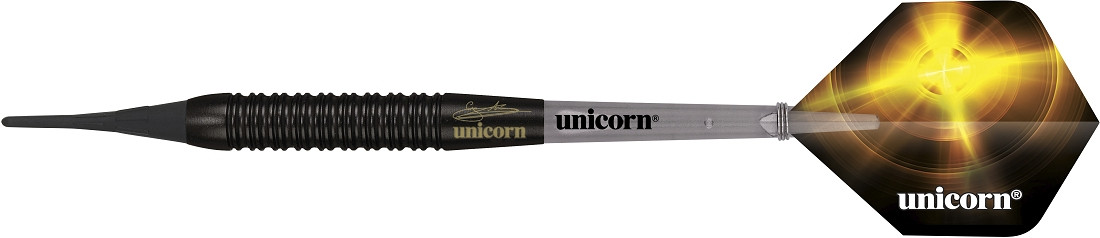 Unicorn Black Brass Gary Anderson Soft Darts 16 Gr.