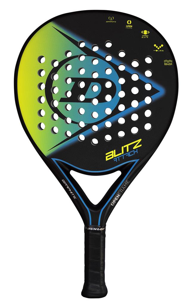 Dunlop Padelschläger Padelschläger BLITZ ATTACK - no headcover Pro EVA 365g Dunlop Padelschläger Padelschläger BLITZ ATTACK - no headcover Pro EVA 365g