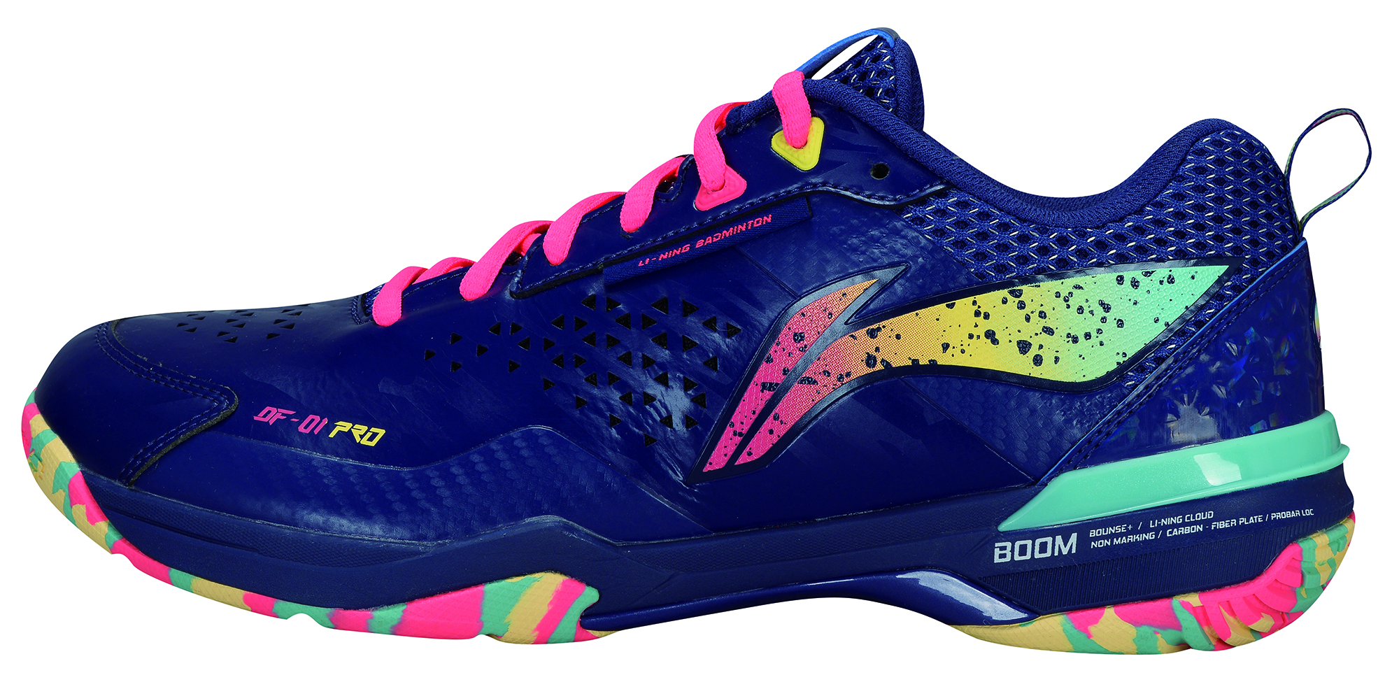 Li-Ning Unisex Badmintonschuh "Blade Pro" blau EU 44 1/3, US 10.5