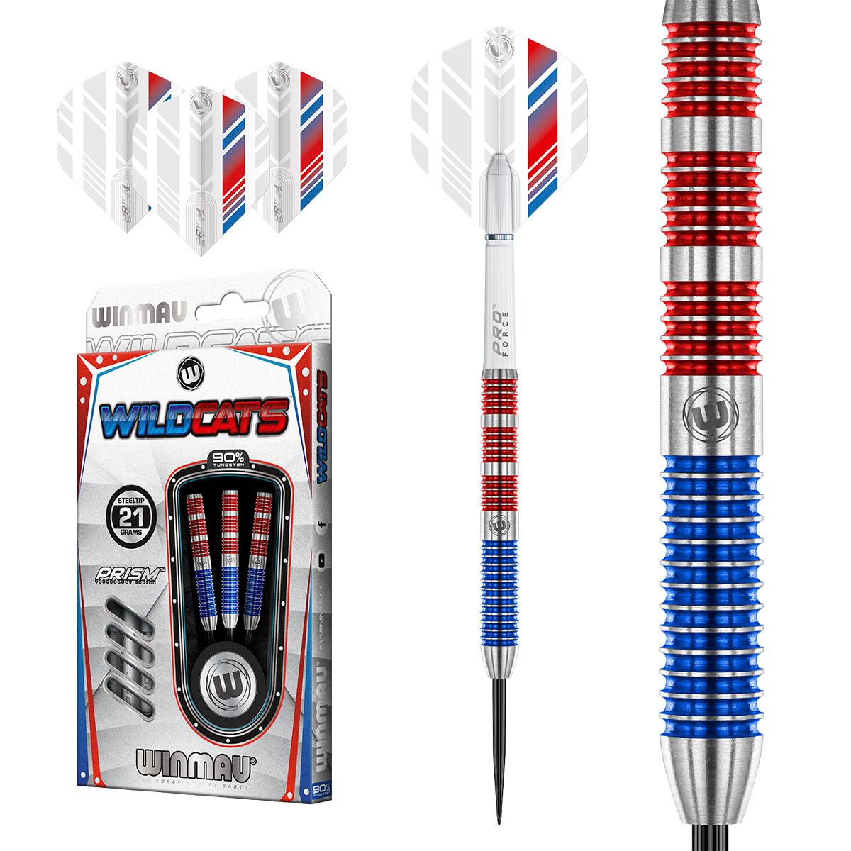 Steeldart Winmau Wildcats 1467-21g Dartpfeile Steeldart Winmau Wildcats 1467-23g Dartpfeile