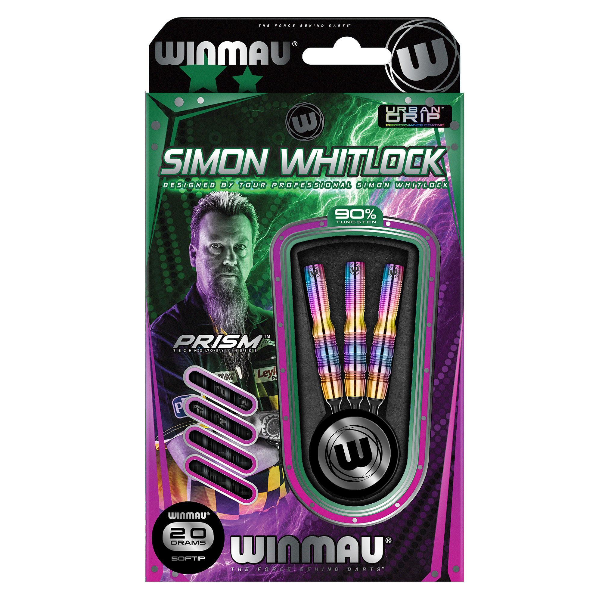 Softdart Winmau S.Whitlock Urban Grip 20g Dartpfeile