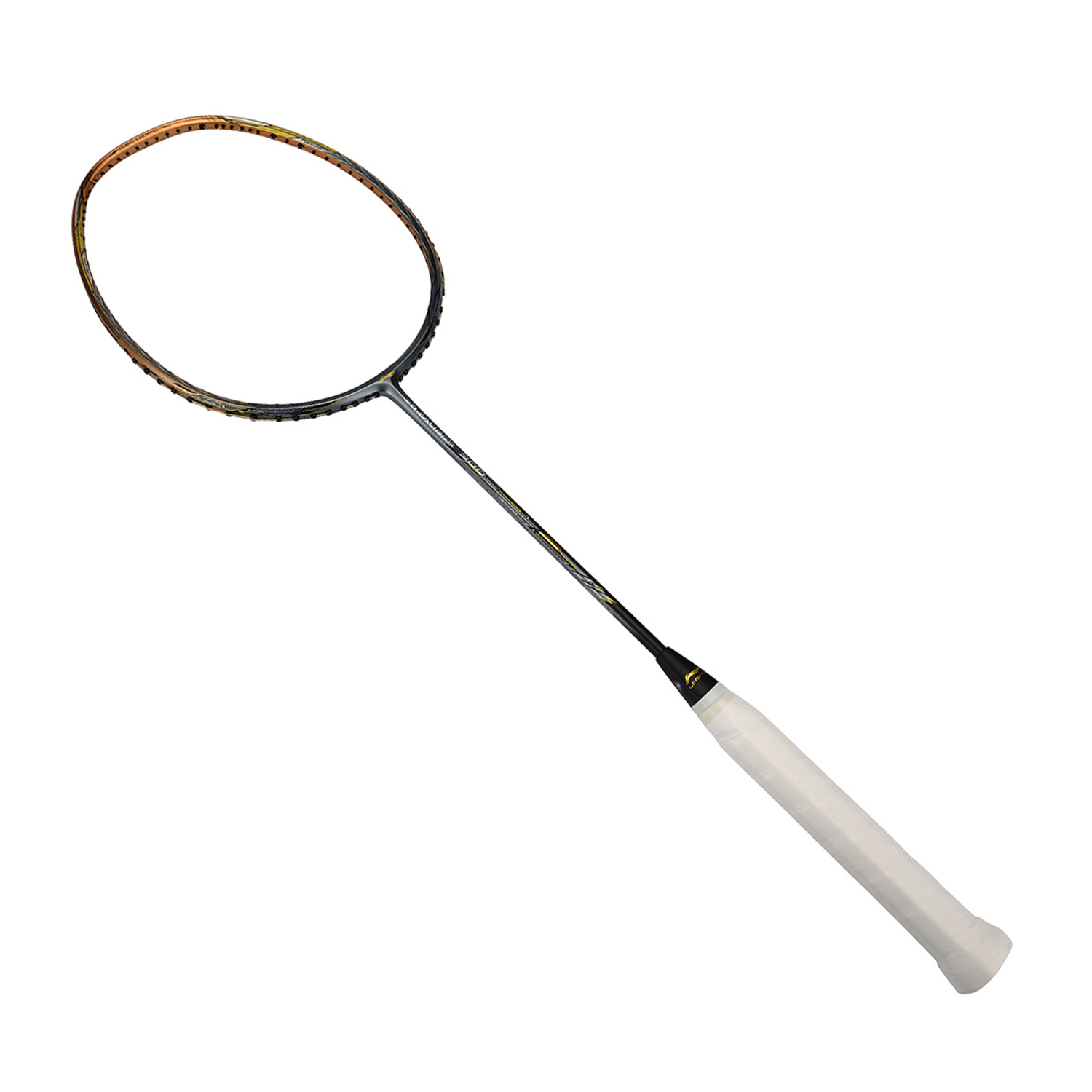 Li-Ning Badmintonschläger 3D Calibar 900 Drive unbespannt gold grau