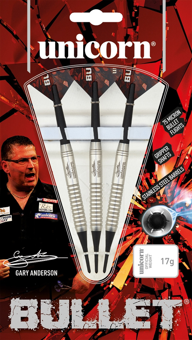 Unicorn Bullet Gary Anderson Soft Darts Dartpfeile 16 Gr.