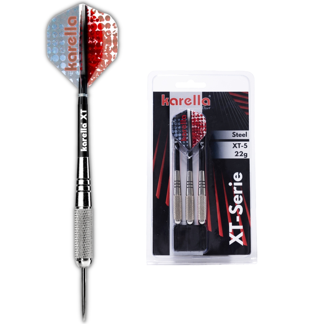 Steeldart Karella XT-Serie  XT-5  - 22 g Dartpfeile
