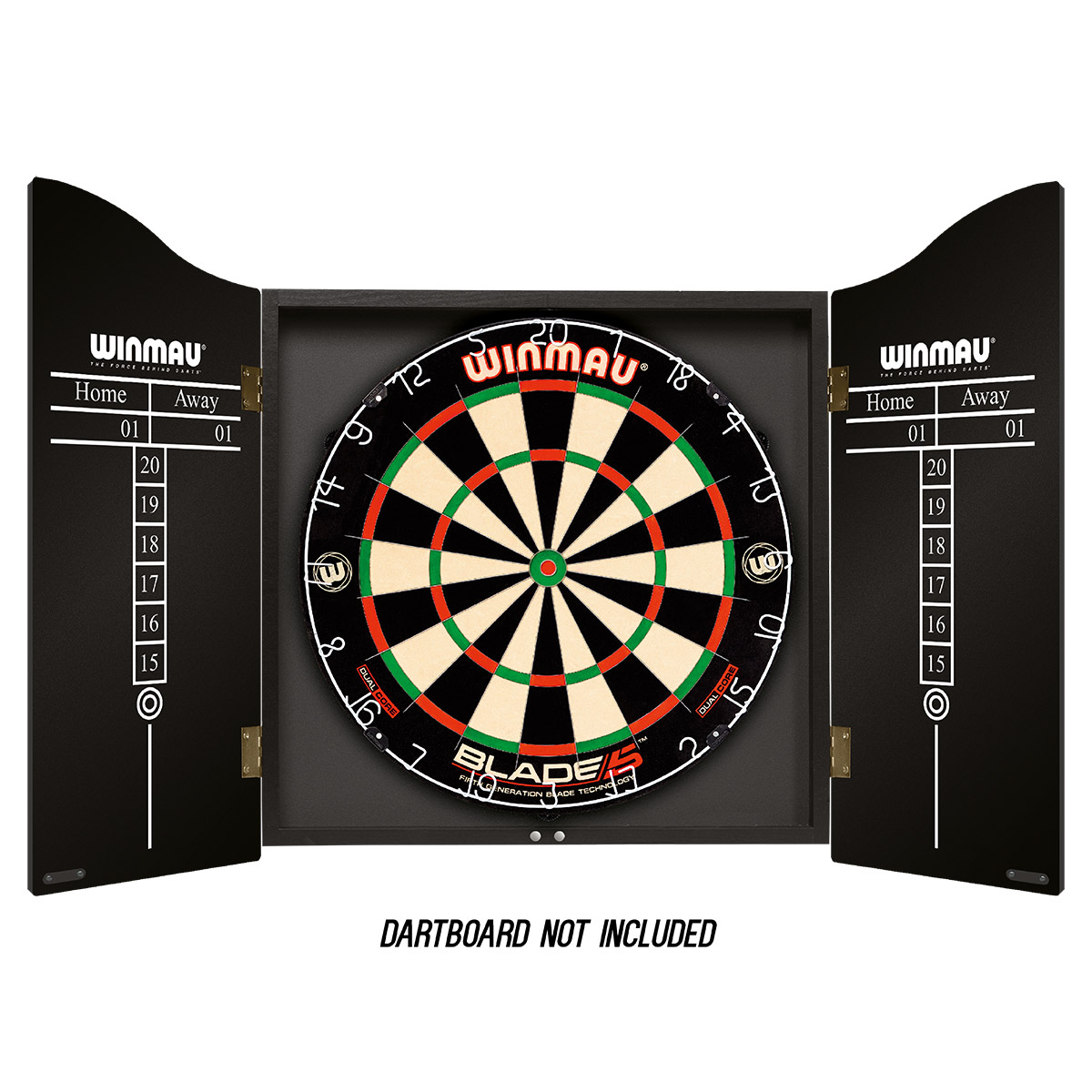 Winmau Echtholz-Dartkabinett Blade 6 Design Dartschrank